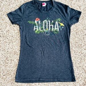 Island girl Aloha Maui Graphic T-Shirt dark grey